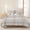 Cream, Beige, Sand, variant on 3 Pieces King Quilt Set,Vintage Tartan Rustic Minimalist Soft Bedding Sets with 1 Quilt & 2 Pillow Shams,Modern Beige Plaid Summer Bedspread Lightweight Coverlet Comforter for All Season