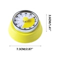 thumbnail image 3 of Lunxisen 2 Pcs Kitchen Timer Mechanical Magnetic Baking Timer Cooking Timer Reminder Stainless Steel Kitchen Gadgets Baking Accessories, 3 of 7