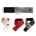 thumbnail image 3 of Duoif Neck Warmer, Heated Scarf for Women Rechargeable Intelligent Scarf Usb Cold Weather Scarf with Pộwệr Bẫnk with 3 Heating Auto Off Scarf for Women Grey, 3 of 9