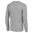 thumbnail image 3 of Men's Starter Heather Gray Chicago Blackhawks '80s Inspired Team Logo Long Sleeve T-Shirt, 3 of 3