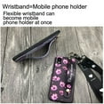 thumbnail image 4 of LYM-Phone Case For TCL 30Z/30LE/T602DL, Fashion Design Wristband Anti-knock Back Cover Durable Phone Holder Wrist Strap Flower Kickstand Waterproof Dirt-resistant Silicone Soft case Ring, 4 of 9