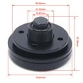 thumbnail image 2 of Durable Steel F250 Wheel Adapter Flange Accessories for Grinding Machines Black, 2 of 12