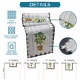 thumbnail image 6 of Summer Lemon Table Runner 72 Inches, Potted Plant Black Plaid Vintage Wood Bed Runner Dresser Scarves Tabletop for Indoor Outdoor Parties/Ceremony/Banquet, 16" x 72", 6 of 9