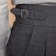 thumbnail image 4 of Pantalones largos de moda para hombre, estilo casual, con bolsillos y cremallera, cintura elástica, de poliéster., 4 of 7