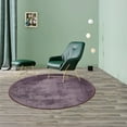 thumbnail image 5 of Leodye 1PCS Round Short Hair Rug - Non-shedding Washable Easy-care Carpet, Ideal for High-traffic Living Room/Bedroom -40in, 5 of 8