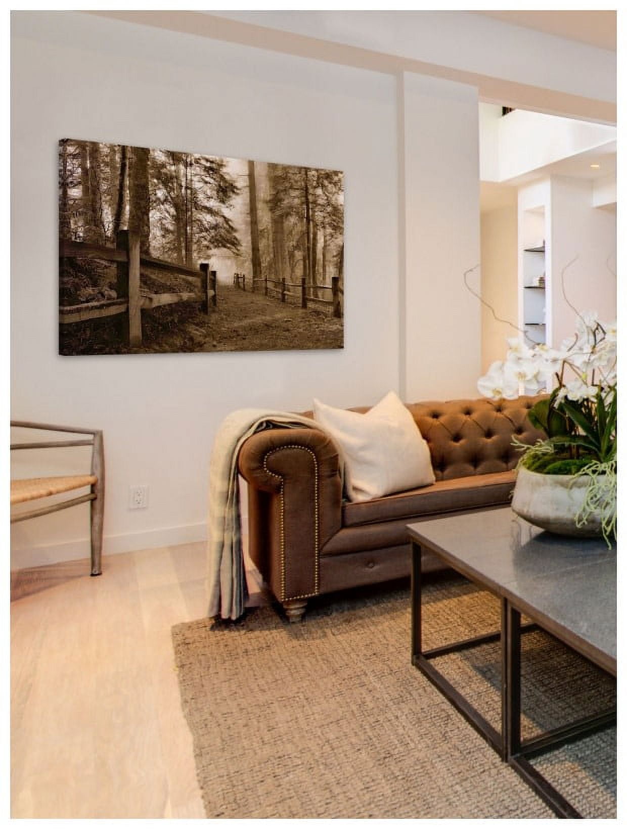 Marmont Hill "Down the Misty Path" Painting Print on Canvas