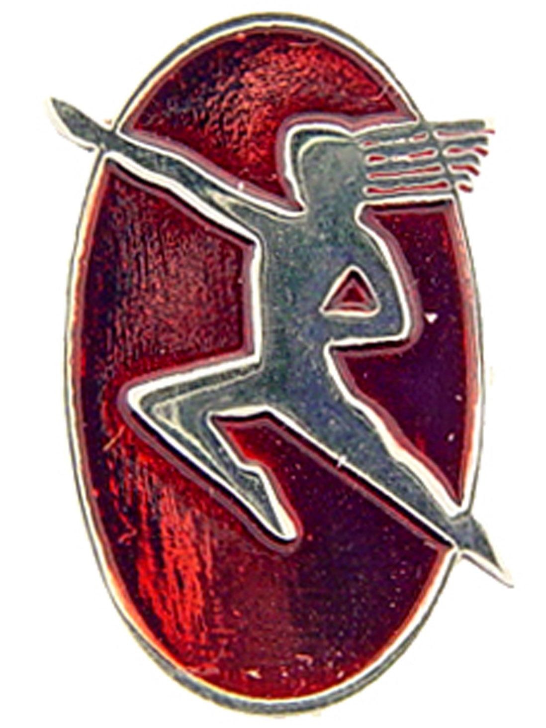 Hiawatha Logo Railroad Pin 1"