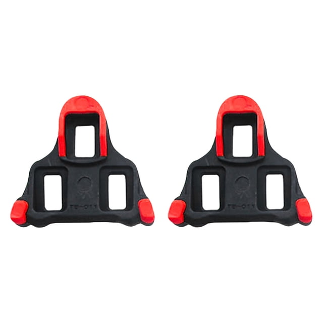 Langgg 1Pair Self-locking Cycling Pedal Road Bike Bicycle Cleat For SPD-SL red 1Set