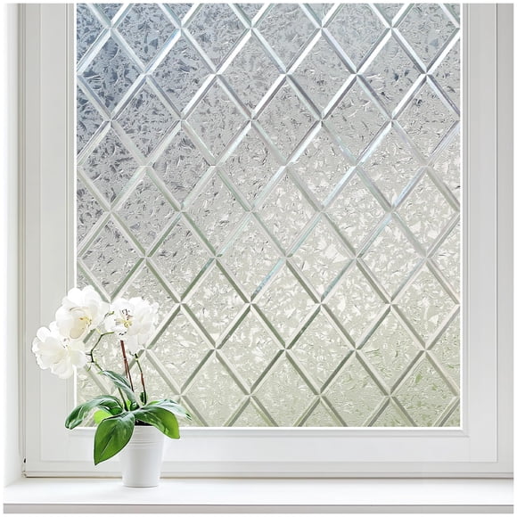 Película para Ventanas Haton Opaca con Diseño de Celosía 44x300 cm