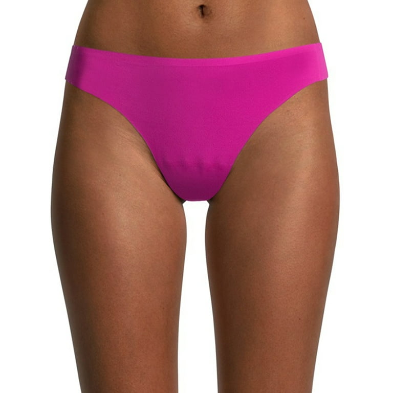 Womens Light Purple 3pk Bandeau Thongs