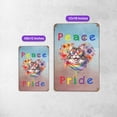thumbnail image 5 of Peace Love Pride Maine Coon with Rainbow Sunglasses LGBT LGBTQ+ Vertical Metal Aluminum Sign Cat Lover Kitten Owner Gifts Wall Art Home Decor - 01004, 5 of 5