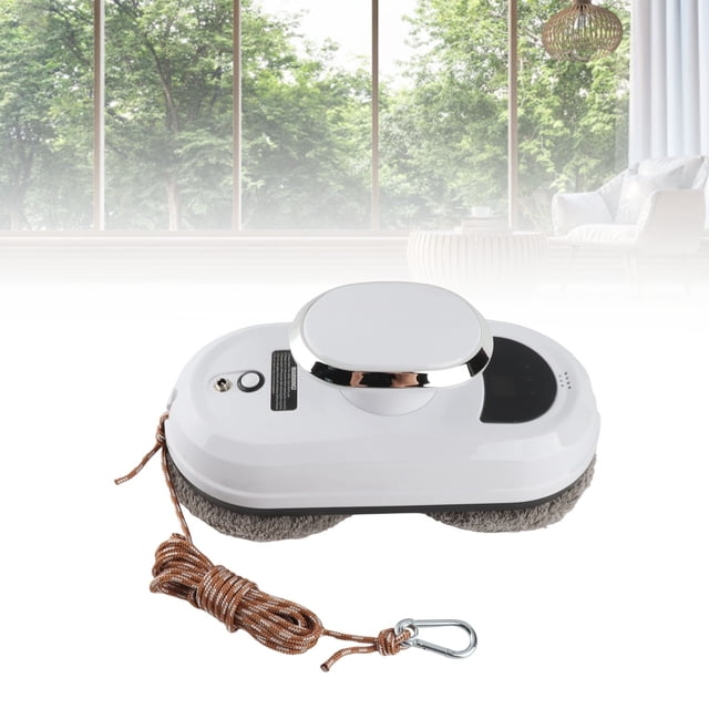 Robot Automático De Limpieza De Ventanas, Potente Robot Limpiador De Ventanas Profesional 5600pa Para Salón De Belleza