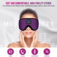 thumbnail image 2 of Sleep Headphones MUSICOZY Bluetooth 5.2, diadema, máscara para dormir, 2 of 6