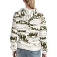 thumbnail image 7 of Goofa Cows Grazing On The Meadow 1 for Women's Hooded Sweatshirt with Eye-catching Drawstrings- Lightweight Pullover Hoodie with Kangaroo Pocket, Perfect for Everyday Wear-Small, 7 of 7