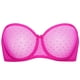 thumbnail image 1 of Sostén DOBREVA 38C Sin Tirantes Transparente Sin Relleno con Aros Fucsia, 1 of 5