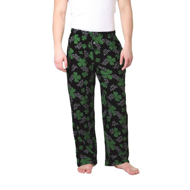 Fun Boxers Pantalons de Pyjama et de Détente Imprimés Chanceux pour Hommes