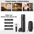 thumbnail image 1 of Electric Wine Opener Set 4-In-1 Wine Set with Rechargeable Wine Opener, Rechargeable Wine Aerator Pourer, 1 of 6
