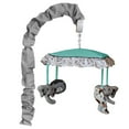thumbnail image 3 of BabyFad Damask Turquoise 9 Piece Crib Bedding Set, 3 of 5