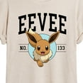 thumbnail image 3 of Pokémon - Eevee Collegiate - Juniors Muscle T-Shirt, 3 of 5