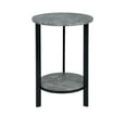 thumbnail image 1 of Table d'Appoint en Ciment Gris, Piédestal en Pied de Plante, 1 of 3