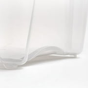 IRIS 53 Qt. Plastic Storage Bin with Lid, Stackable Storage Containers, Tote