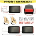 thumbnail image 2 of czcpp-Seat Belt Extender, 2 Pack Upgraded Seatbelt Extender (Compatibility Better) Car Seat Belt Clip for Seat Belt Extension, Seat Belt Buckle Extender Fits Most Cars, 2 of 4