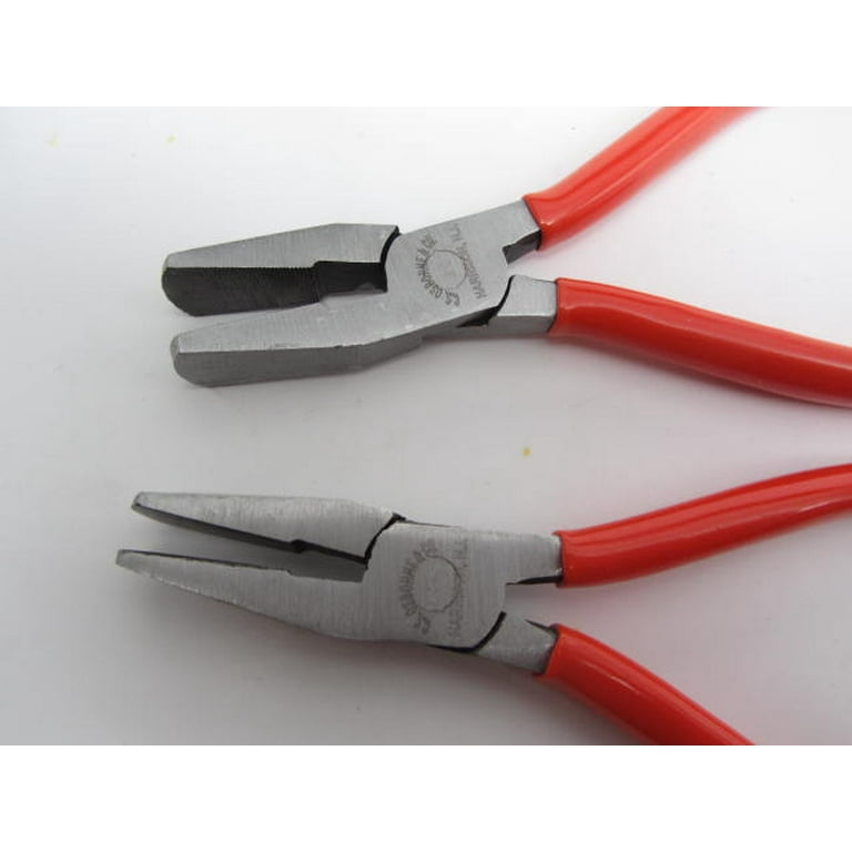Osborne 98-S Duck Bill Pliers - Smooth Leathercraft Work Upholstery - DIY  Tool Made in The USA