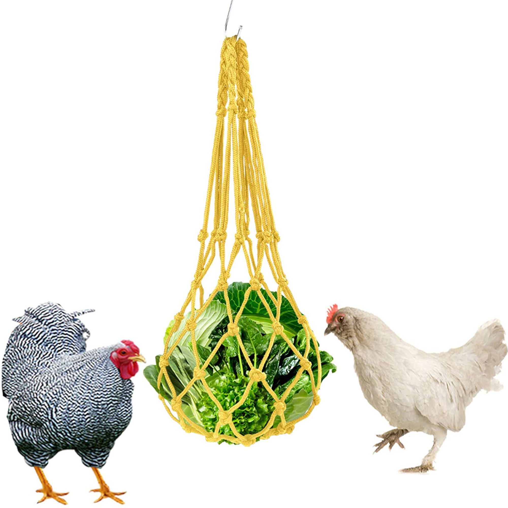 Sunisery Chicken Vegetable String Bag Poultry Fruit Holder Chicken