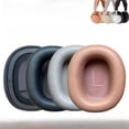 thumbnail image 2 of Lambskin Ear Pads Replacement Ear Cushions Compatible with Bang & Olufsen Beoplay H100 Premium Wireless Active Noise Cancelling Over-Ear Headphones (Black), 2 of 5
