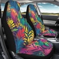 thumbnail image 4 of XYZCANDO Front Seats Covers Breathable Car Seat Covers for Front Seats Car Front Seat Covers Durable Comfortable Truck Van, Colorful Leaf Pattern, 4 of 10