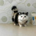 thumbnail image 1 of pitrice Fluffy Plush Cat Stuffed Animal Toy Creative Christmas Birthday Gift, 1 of 3