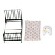 thumbnail image 2 of Cama en Miniatura Mini Cama de Metal para Niños Accesorio de Dormitorio de Casa de Muñecas Muebles Negros de Estilo Europeo para Cama de Niños ANGGREK Otros, 2 of 8