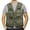 A-Green665, variant on JAJAHO Men's Fishing Vest Summer Outdoor Work Safari Travel Photo Cargo Vest With Multi Pockets Lightweight Waistcoat
