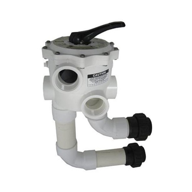 2 in. FPT DE Filter Multiport Valve for Side Mount with Unions