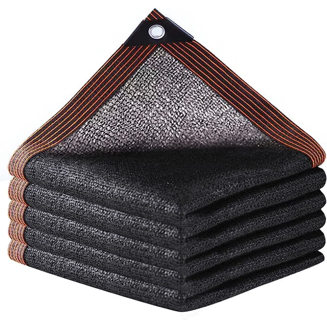Tela de sombra - Red de malla para sombra de jardín con ojales Cubierta para parasoles al aire libre para pérgola de plantas Patio Invernadero Gallinero (6.6x9.9ft)