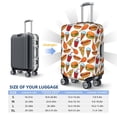 thumbnail image 6 of Balery Luggage Cover Hot Dog Burger Print Suitcase Covers for Luggage Elastic Washable Suitcase Protector Fits 18-32 Inch Luggage-X-Large, 6 of 9