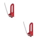 thumbnail image 4 of Wosthever Reposaflechas Montado en la parte trasera Estructura firme Estante de de gran precisión Instalación práctica Fácil de usar Protección Rojo 2piezas Wosthever CBP187168, 4 of 6