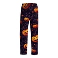 thumbnail image 5 of Satingcolo Men's Halloween Print Pajama Pants,Loose Fit Drawstring Halloween Sleepwear Drawstring Loungewear Halloween Gifts for Men, 5 of 6
