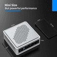 thumbnail image 6 of MINISFORUM DeskMini TH50 Mini PC Windows 11 Pro Intel® Core™ i5-11320H Desktop Computer,16GB RAM+512GB SSD,HDMI/Thunderbolt 4/DP(8K@60Hz) Outputs, Iris® Xe Graphics, 6 of 13