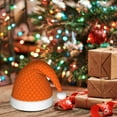 thumbnail image 4 of Cauagu Orange Scales for Adult Christmas Hat,1-Pack Xmas Holiday Hat Santa Hat for Women & Men Festive Headwear Accessories Fit for Christmas/New Year/Party, 4 of 6
