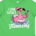 thumbnail image 4 of Inktastic I Look Totally Flamazing with Flamingo in Sunglasses Boys or Girls Toddler T-Shirt, 4 of 5