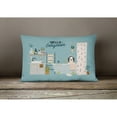 thumbnail image 4 of Carolines Treasures CK7510PW1216 Black White Shih Tzu in Bathtub Canvas Fabric Decorative Pillow 12H x16W multicolor, 4 of 4