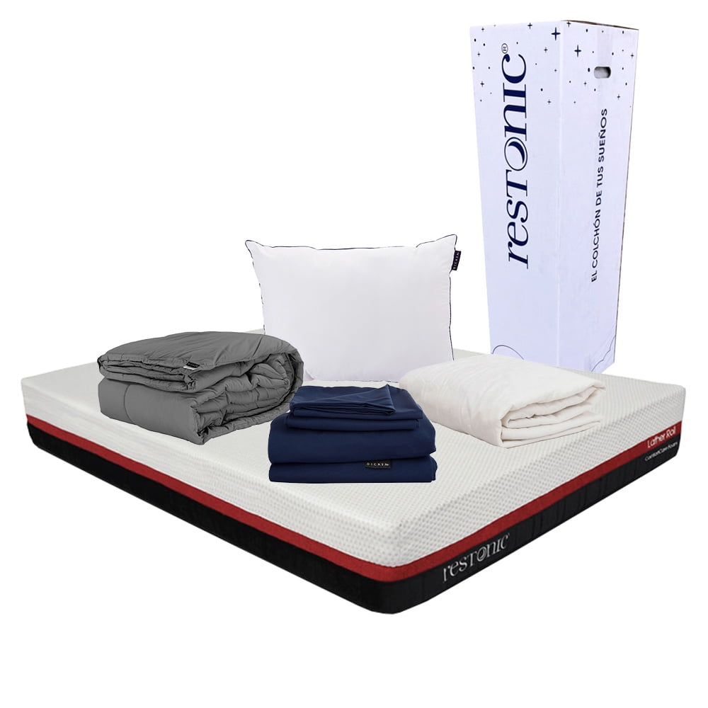 Colchon Matrimonial Edredon Homy Almohada One Sabanas Softy Protector de Colchon Restonic Roll Walmart en linea
