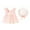 Pink A, variant on Ahuyic Little Girl Summer Casual Dress,Sleeveless Dresses for Kids,Toddler Kids Baby Girls Fashion Cute Sleeveless Sweet Print Ruffle Dress Hat Set