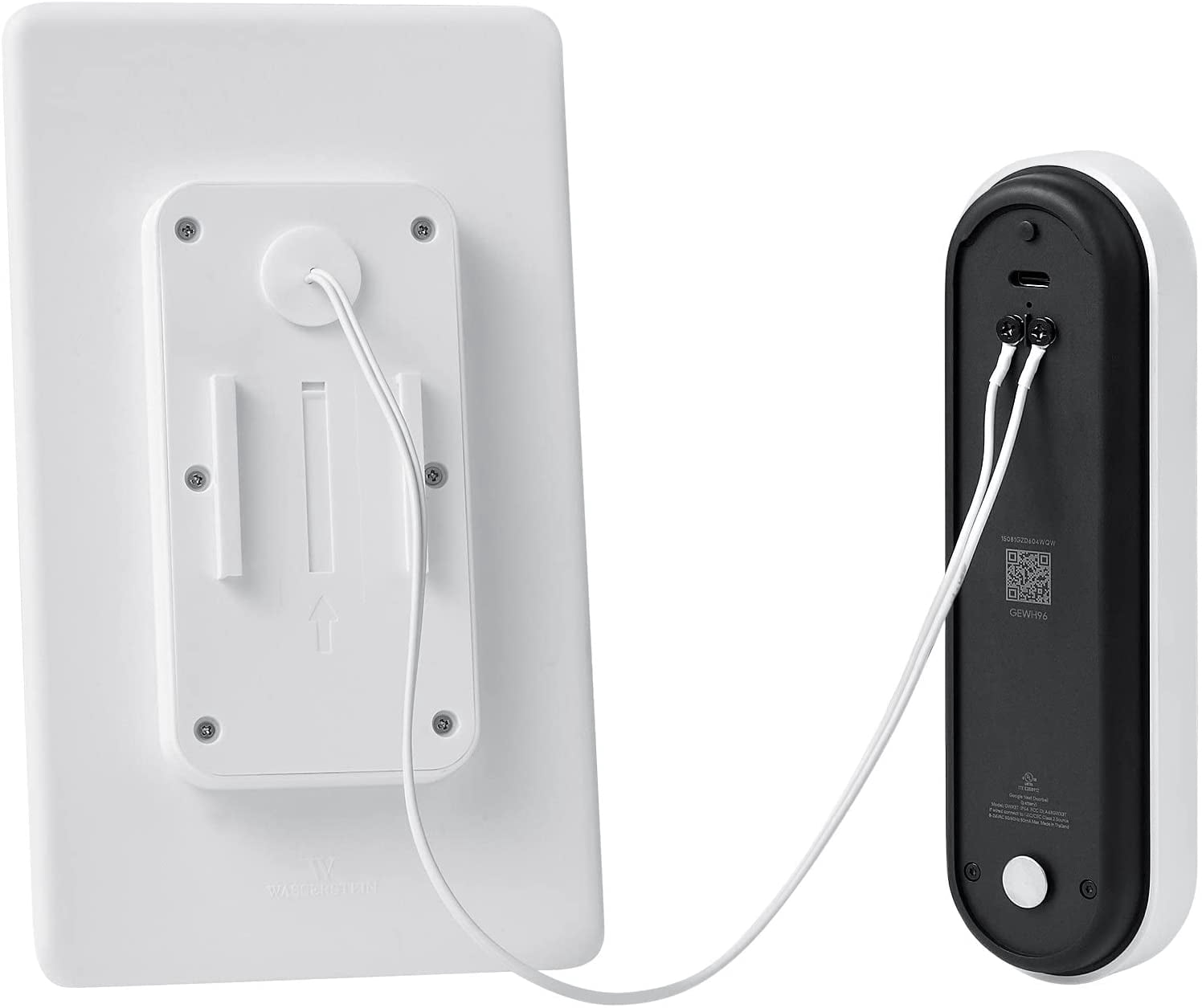 Wasserstein Solar Panel For Google Nest Doorbell - Made for Google Nest