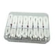 thumbnail image 4 of 8 Piezas Cinta para Mango Racket Tenis Badminton Squash Pickleball Tira Antideslizante Absorbente PU Sensación Seca Cómoda Apto para Práctica Competi Blanco, 4 of 8