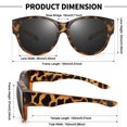 thumbnail image 3 of Gafas de Sol Polarizadas URUMQI para Mujeres, Sobrelentes con Protección UV400, 3 of 6