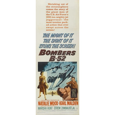 Bombers B-52 - movie POSTER (Insert Style A) (14" x 36") (1957)