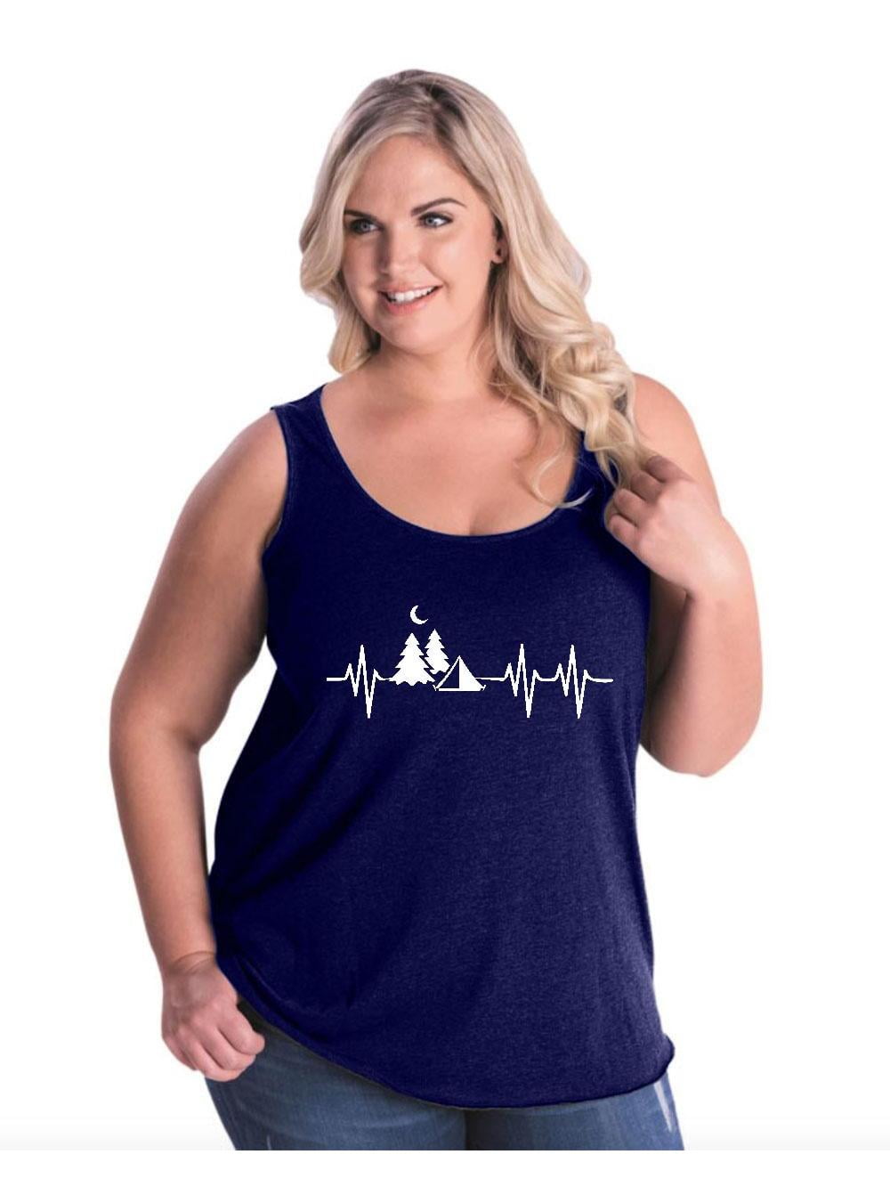 Mom's Favorite Womens and Womens Plus Size Camping Hiking Lover Curvy