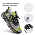 thumbnail image 4 of Flower Painting Dress Walking Shoes for Men Woman Lightweight Tennis Fashion Elastic Sports Shoes Cushion Basketball Shoes, 4 of 7